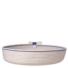 Large Cobalt Rope Bowl