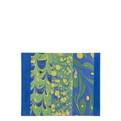 Bright Emerald & lime Marbled Sketch Book