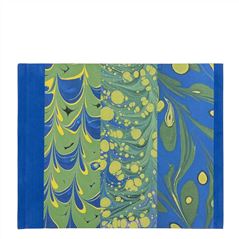Bright Emerald & lime Marbled Photo Album