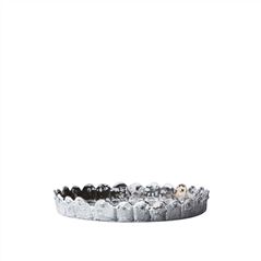 Grey Fenix Small Scalloped Edge Tray