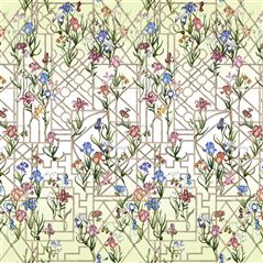 Fretwork Garden Panoramic Citron Christian Lacroix Wallpaper