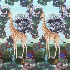 Novafrica Sunrise Scene 1 Azur Christian Lacroix Wallpaper