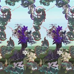 Novafrica Sunrise Scene 2 Azur Christian Lacroix Wallpaper