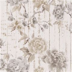 Kyoto Flower Birch Natural Wallpaper