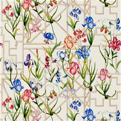 Fretwork Garden Azur Christian Lacroix Wallpaper