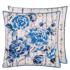 Coussin Kyoto Flower Indigo