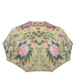 Ikebana Damask Fuchsia Umbrella