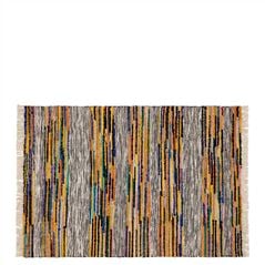 Zanshi Ochre Rectangulaire Motifs Tapis