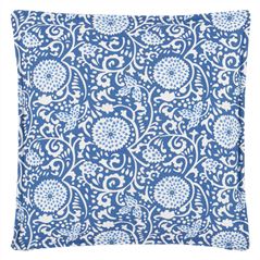 Outdoor Shaqui Prussian Box Decorative Pillow 