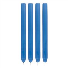 Deep Blue Dinner Candles Set of 4