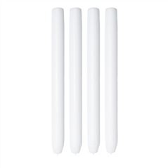 Pure White Dinner Candles Set of 4