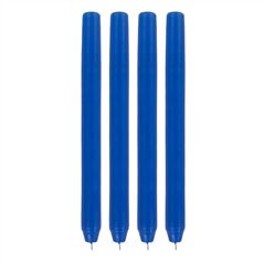 Cornflower Blue Dinner Candles Set of 4