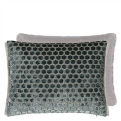 Jabot Moonstone Velvet Cushion