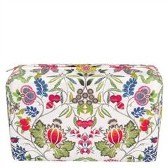 Brocart Decoratif Fuchsia Large Toiletry Bag