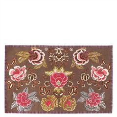 Rose De Damas Cranberry Rug