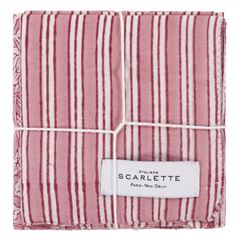 Khadi Cotton Grenat Napkins Set of 4