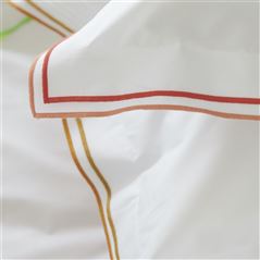 Astor Coral & Rosewood Cotton Bed Linen