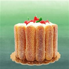 Sponge Fingers Cake Candle