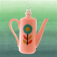 Vintage Coffee Pot Christmas Ornament