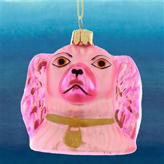 Pink Royal Spaniel Dog Christmas Ornament