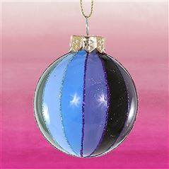 Blue Spectrum  Bauble Christmas Decoration