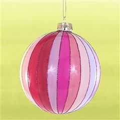 Shades of Pink Spectrum Bauble Christmas Decoration