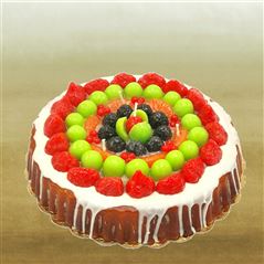 Fruit Tart Cake Candle