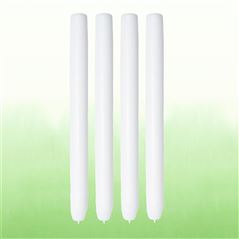 Pure White Dinner Candles Set of 4