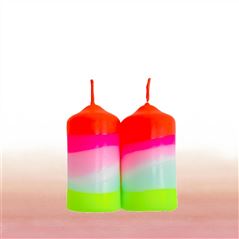 Lolipop Trees Pillar Candles Set of 2