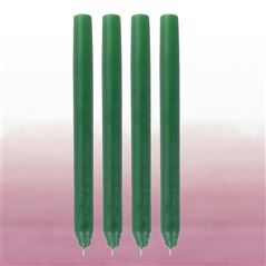 Grass Green Dinner Candles Set of 4