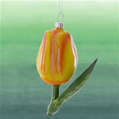 Yellow Tulip Christmas Ornament