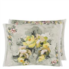 Ghirlanda Fenouil Linen Cushion