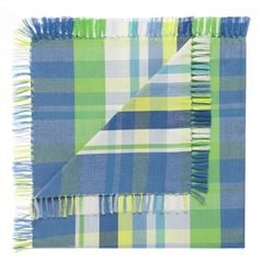 Madrasi Cobalt Cotton Runner, Placemats & Napkins