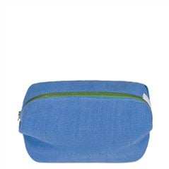 Brera Lino Cerulean Medium Toiletry Bag