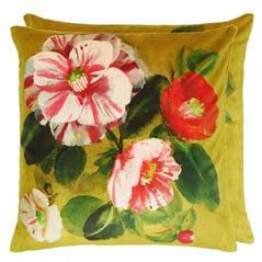Camellia Velours Mimosa Cushion