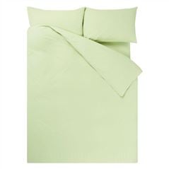 Loweswater Willow Green Organic Cotton Bed Linen Set