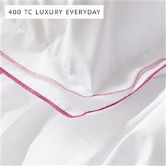 Astor Fuchsia Pink Cotton Bed Linen Set