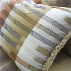Cascata Ochre Embroidered Cushion