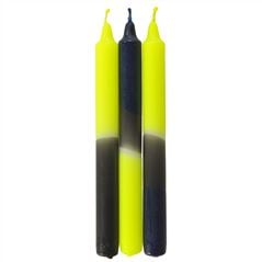 Dip Dye Neon Racing Husky Dining Candles