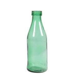 Vintage Emerald Milk Bottle 