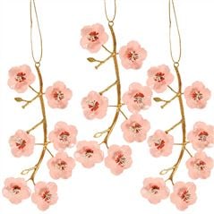 Cherry Blossom Decoration Set Of Three