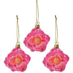 Camellia Decoration Set Of 3 