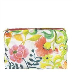 Osier Damassé Fuchsia Large Washbag