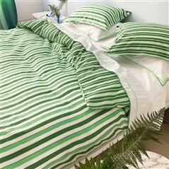 Burlington Stripe Emerald Bed Linen