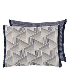 Delray Indigo Outdoor Decorative Pillow 