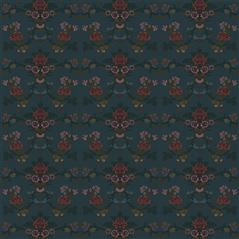 Moorland Lampas Blue