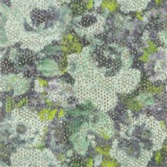 Mattiazzo - Wide Azure Floral Green Wallpaper