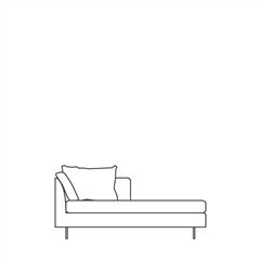 Balance Daybed Left Arm