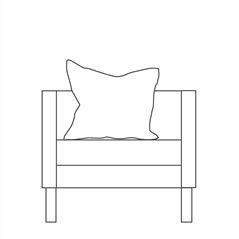 Silla estrecha Quadro