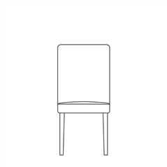 Silla Newport respaldo alto no brazos